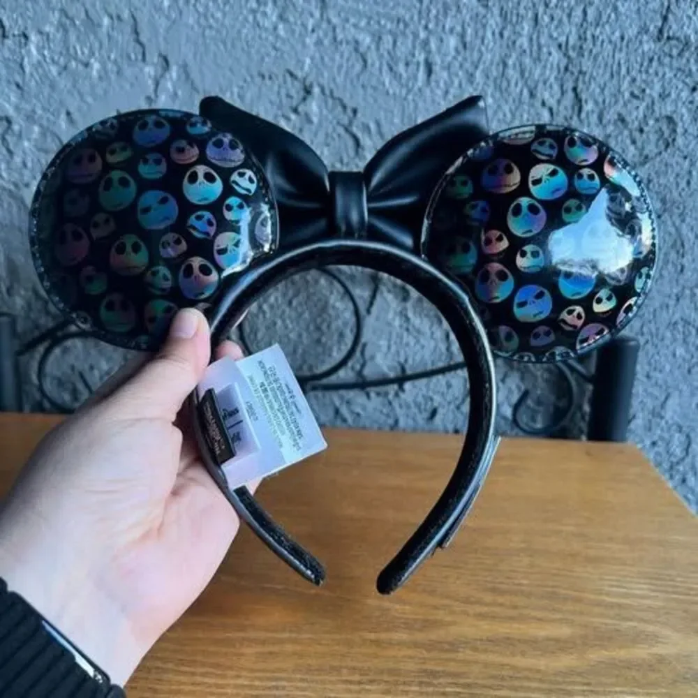 Jack Skellington Holographic Disney Ears Nightmare Before Christmas